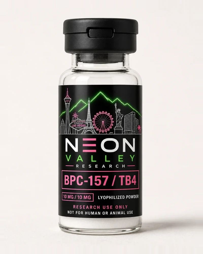 BPC-157 / TB4 Blend 10 MG / 10 MG sealed research vial