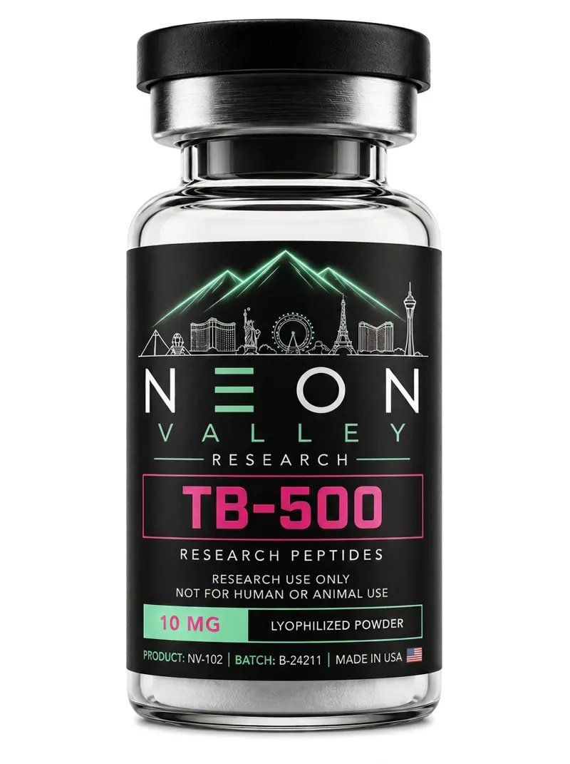 TB-500 bottle render